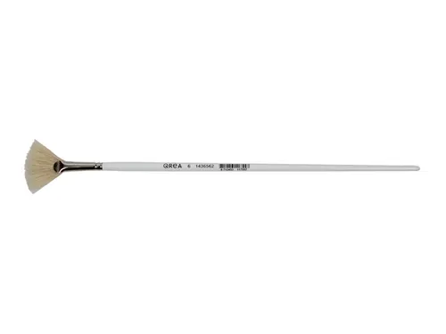 Waaierpenseel Qrea varkenshaar nr 6 Ø 45mm