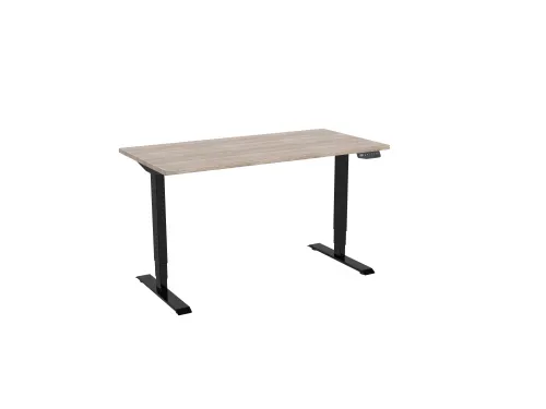Elektrisch Verstelbaar Zit-Sta Bureau Frame Zwart 180Cm