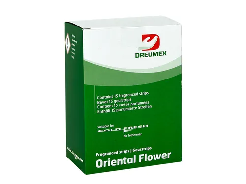 Luchtverfrisser Dreumex Gold Fresh Oriental Flower 15 strips