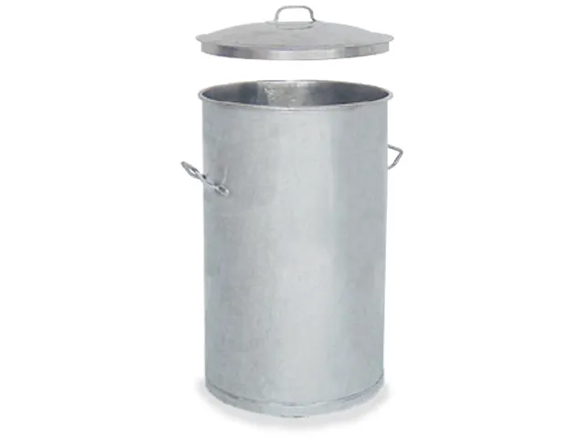 Oplegdeksel,V. Blikken Ton 60L,Staal Vuurverzinkt