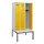 locker met bank,HxBxD 1950x900x815mm,3vak,vak B 300mm,cilinderslot