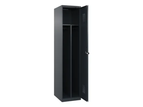 locker voor scheiding van kleding,HxBxD 1850x400x500mm,1vak