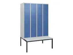 Dubbeldekse dekenkist,HxBxD 1950x1200x815mm,4x2vak.,vak B 300mm