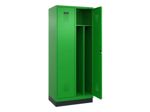 locker voor scheiding van kleding,HxBxD 1950x800x500mm,2vak