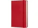 Notitieboek Moleskine pocket 90x140mm lijn hard cover scarlet red