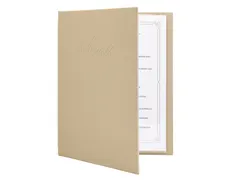 Menukaart Securit Signature A4 zand