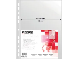 geperforeerde showtas A4 90 micron gekorreld 50 stuks - 2