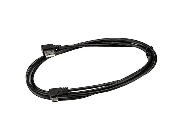 2m Micro-USB kabel met rechts haakse connectors M/M