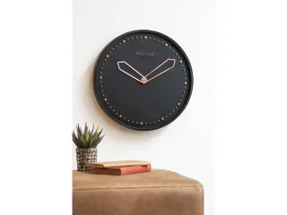 Wandklok NeXtime dia. 35 cm, polyresin, zwart - 7