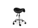 Siège amazone Office Bas roulettes dures noir