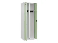 locker voor scheiding van kleding,HxBxD 1850x600x500mm,2vak