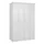 locker voor scheiding van kleding,HxBxD 1850x1200x500mm,4vak