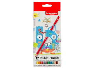 Kleurpotloden Bruynzeel Kids assorti 12 stuks - 3