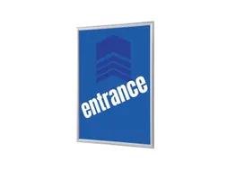 Kliklijst A1 complete set met print "ENTRANCE" Blauw