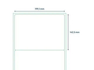 Etiket Rillstab 199.1x143.5mm Wit - 3