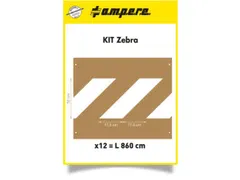 Sjablonenset,Zebra-Markering,V. Vloermarkeerapparaat,Speciaal Karton