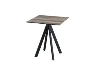 bistrotafel,HxBxD 730x700x700mm,rechthoekig,4voeten zwart - 1