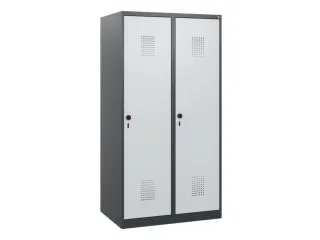 schoollocker,HxBxD 1530x800x500mm,2vak,vak B 400mm,draaigrendel - 2