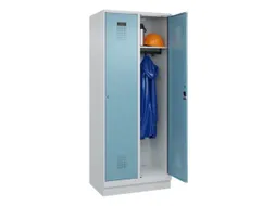 locker,HxBxD 1950x800x500mm,2vak,vak B 400mm,cil.-slot,sokkel