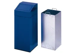 Afvalverzamelaar 76 Liter 890x380x380mm Sticker Papier Blauw