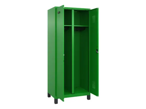 locker voor scheiding van kleding,HxBxD 1950x800x500mm,2vak