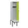locker met bank,HxBxD 1950x400x815mm,1vak,vak B 400mm,draaigrendel