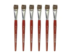 Penseel Kangaro Serie 121 plat Nr. 22 geitenhaar doos 6 stuks