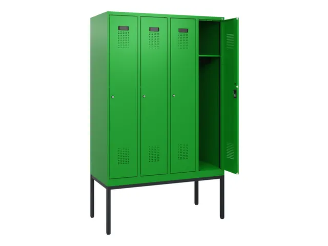 schoollocker,HxBxD 1950x1200x500mm,4vak,vak B 300mm,cil.-slot