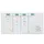 Glasmagneetbord XL Sigel mat super wit 2000x1000x18mm 2 magn