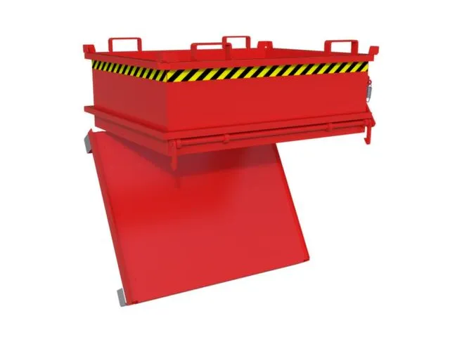 mini-bodemklepcontainer,HxLxB 625x1000x1200mm,0,37m³,inrijbeugel,staa