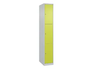 lockerkast,HxBxD 1850x300x500mm,1x3vakken,vak B 300mm,cil.-slot - 1