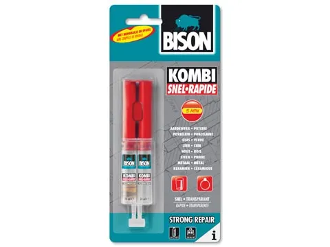 Kombi Snel 2-Componenten Epoxylijm Blister 2 Stuks