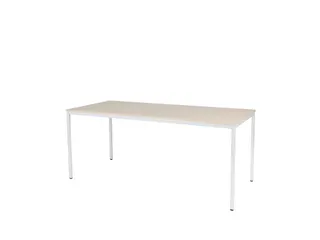 Domino Basic Tafel Vaste Hoogte 1800x800mm Robson Eiken Wit 4-Poots - 1