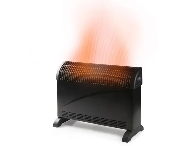 Convector Verwarming Turbo 3 Standen 2000W Zwart