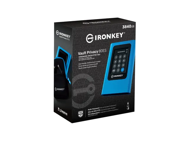 3840GB IronKey Vault Privacy 80 XTS-AES 256-bits beveiligde externe SS