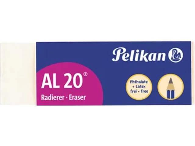 witte potloodgom AL doos van 20 stuks