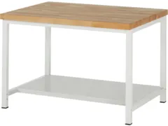 werkbank,HxBxD 840-1040x1250x900mm,beukblad,draagverm. 1250kg