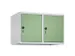 opzetkast,v. locker,2vak.,vak B 400mm,HxBxD 500x800x500mm,draaigrendel