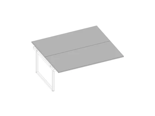 aanbouwtafel,v. benchtafel,HxBxD 730x1800x1600mm,blad grijs