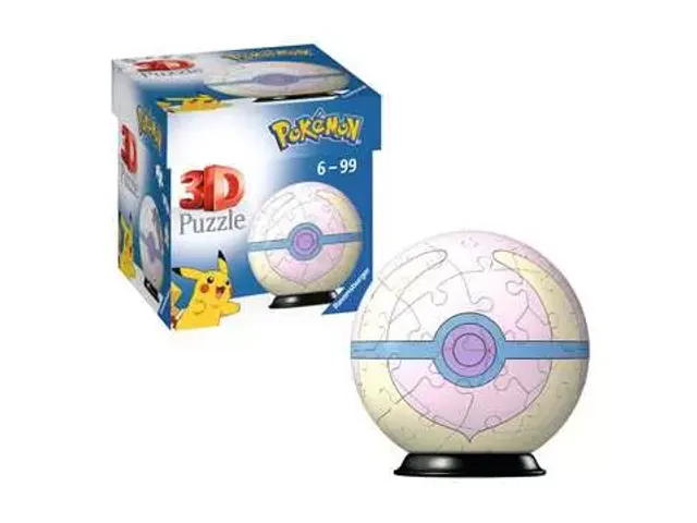 Puzzle 3D Ravensburger Pokemon Heal Ball 54 pièces