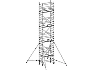 rolsteiger,reik H 9,25m,steiger H 8,49m,4platform(s),m. luik - 7