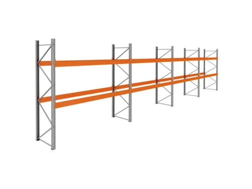 palletstelling,basis+3xaanbouw,HxBxD 3360x14900x1100mm,vakl. 3400kg