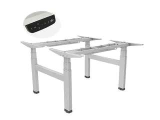 Dextro Plus onderstel Duo bureau elektrisch Zit-Sta 120-180 Zwart V2 - 1