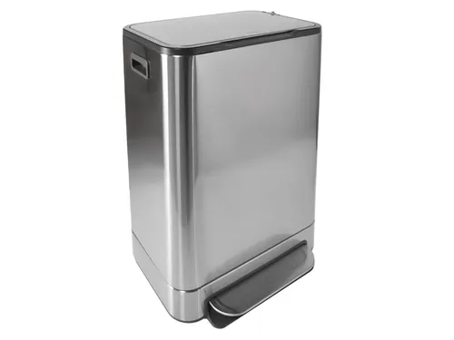 Afvalbak Desq pedaalemmer 40 liter RVS Softclose met geurfilter
