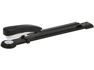 Nietmachine lange arm capaciteit 50 vellen metaal zwart - 1