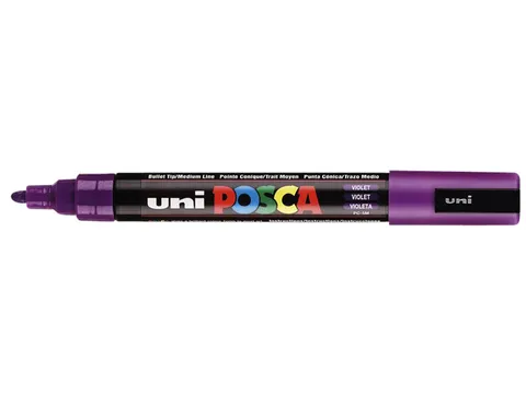 Verfstift Posca PC5M Medium Punt 1,8-2,5mm Paars