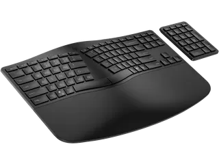 HP 960 Draadloos Toetsenbord Ergonomisch + Numeriek QWERTY Zwart - 3