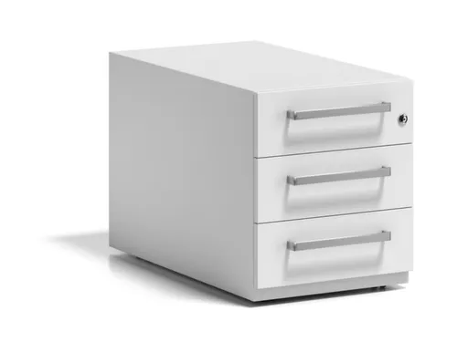 mobiel ladeblok,HxBxD 495x420x775mm,3lade(n),m. beugelgreep,cil.-slot