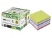 Sticky notes UPM recycled 75x75mm assorti blok 450 vel, doos 1x blok