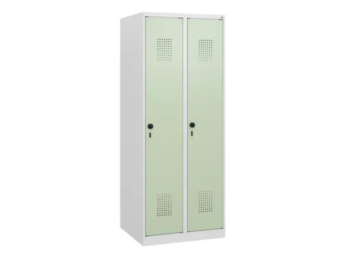 schoollocker,HxBxD 1530x600x500mm,2vak,vak B 300mm,draaigrendel